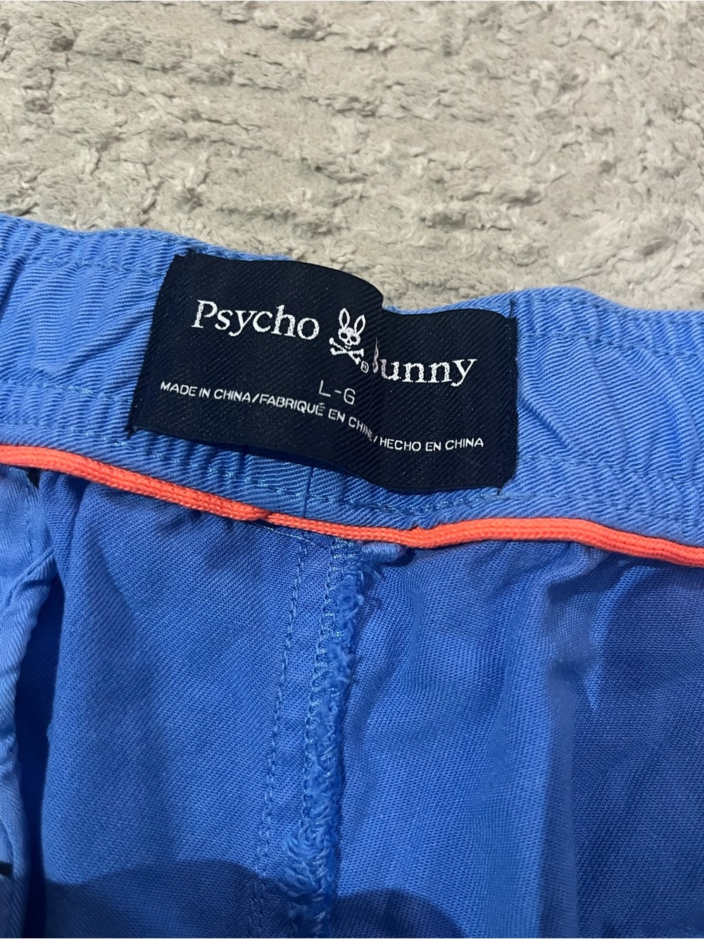 Psycho Bunny 6” Flat Front Pull on Drawstring Shorts - Picture 5 of 7